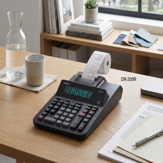 DR-200R-BK Calculator CASIO