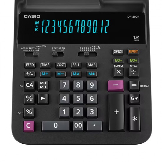DR-200R-BK Calculator CASIO