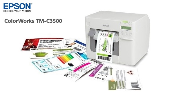 Epson ColorWorks TM-C3500 color label printers.