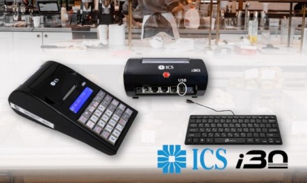 ICS i30 cash register with new features!
