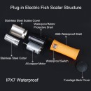 LK-859C Electric Waterproof Fish Scaler