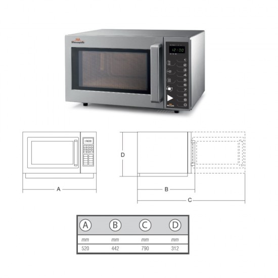 MD1000 Microwave Oven
