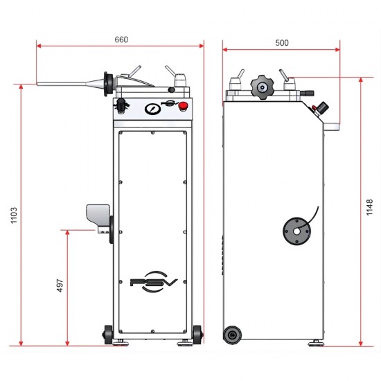 VILLA 25 γεμιστικό για λουκάνικα υδραυλικό