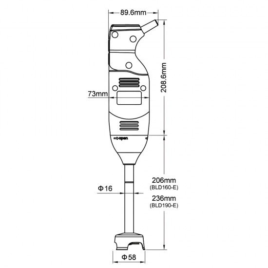 IB-250EV Μίξερ Χειρός