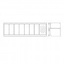 D60TW Salad bar βιτρίνα 