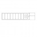 D71TW Salad bar βιτρίνα 