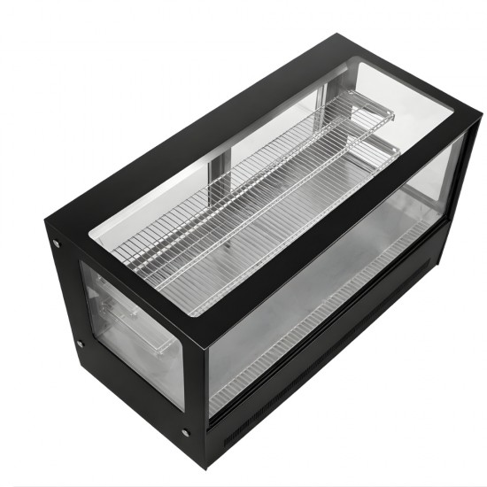 GN-1200RT Βιτρίνα Ψυχόμενη Black 