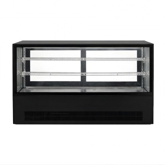 GN-1200RT Βιτρίνα Ψυχόμενη Black 