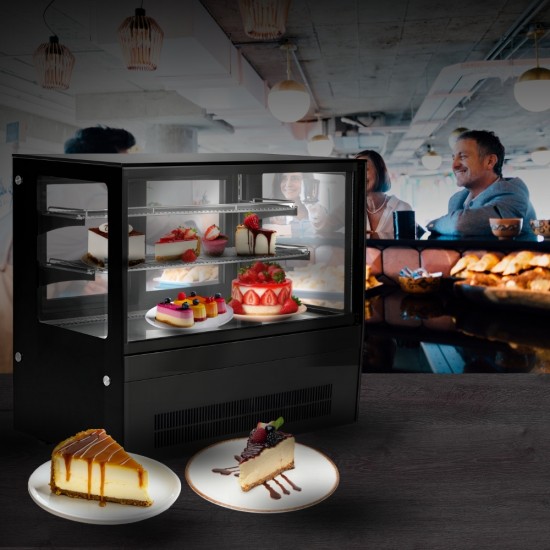 GN-900RT Βιτρίνα Ψυχόμενη Black 