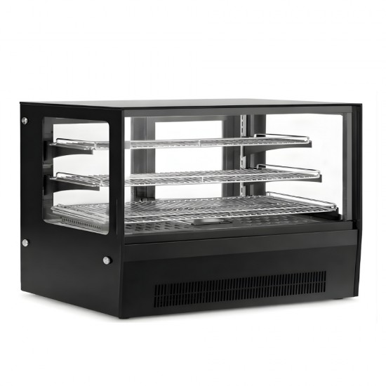 GN-1200HRT Black New Βιτρίνα Θερμαινόμενη