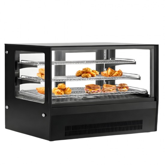 GN-1200HRT Black New Βιτρίνα Θερμαινόμενη