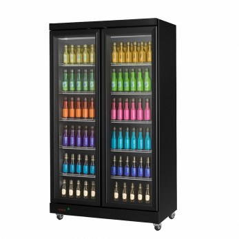 GN-1250FX Ψυγείο Διπλό Μαύρο 