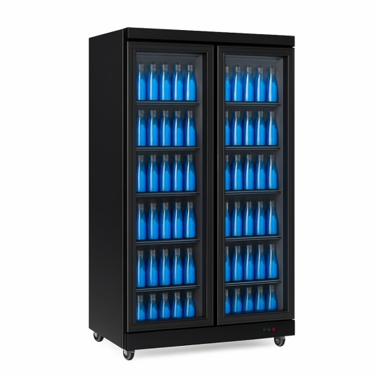 GN-1250FX Ψυγείο Διπλό Μαύρο 