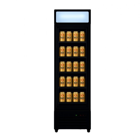 GN-410FS Glass Door Refrigerator