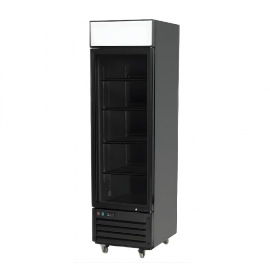 GN-410FS Glass Door Refrigerator