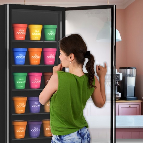 GN-460FDM Glass Door Freezer