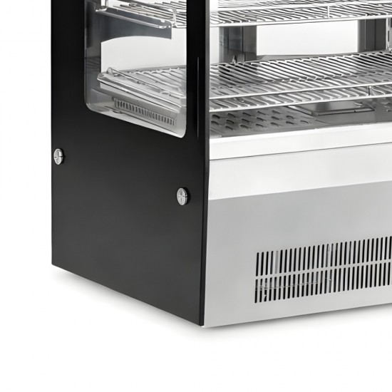 GN-660HRT Βιτρίνα Θερμαινόμενη Inox 