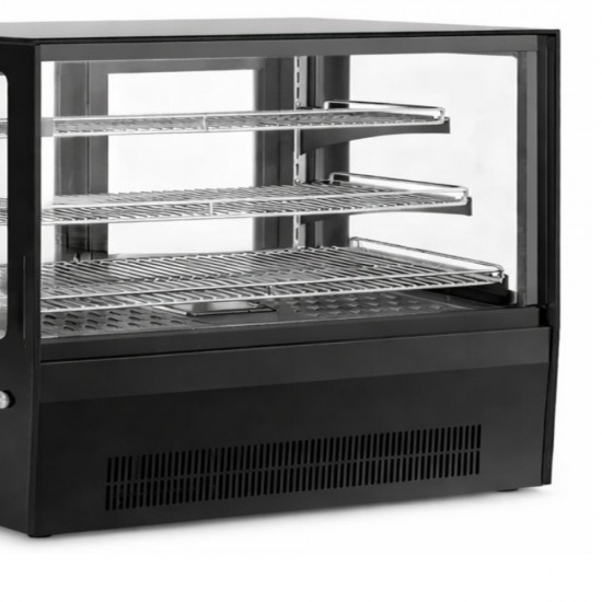 GN-900HRT Black New Βιτρίνα Θερμαινόμενη