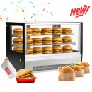 GN-900HRT Βιτρίνα Θερμαινόμενη inox