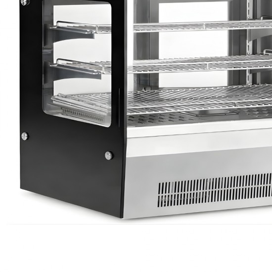 GN-900HRT Βιτρίνα Θερμαινόμενη inox