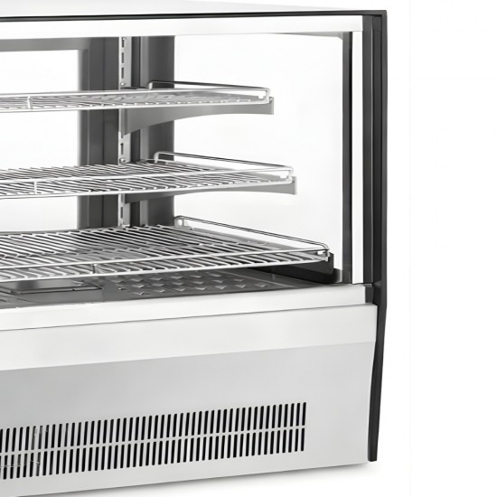 GN-900HRT Βιτρίνα Θερμαινόμενη inox