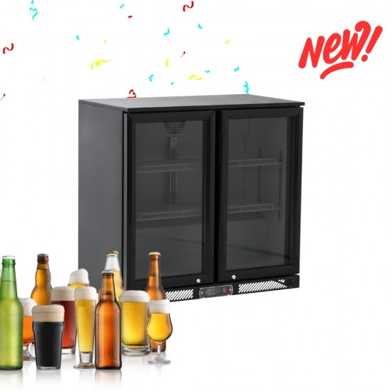 GN-220HBL Ψυγείο Back Bar All Black