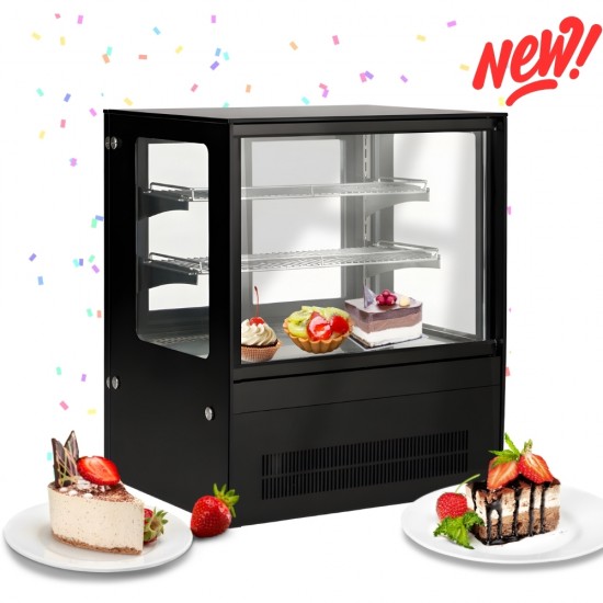 GN-660RT Βιτρίνα Ψυχόμενη Black 