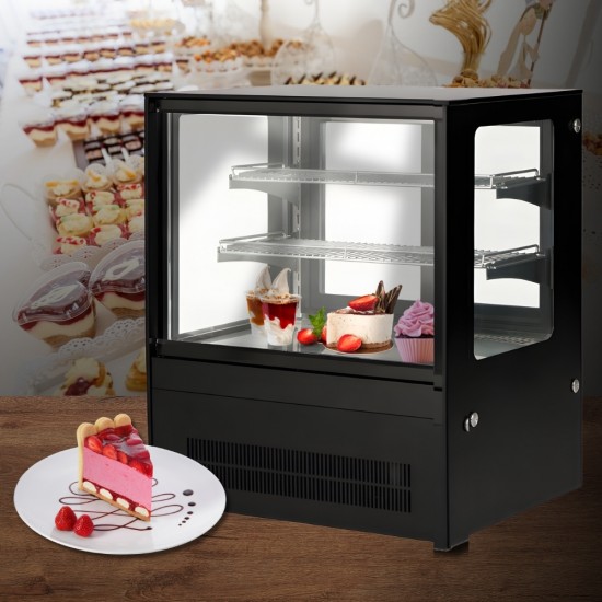 GN-660RT Βιτρίνα Ψυχόμενη Black 