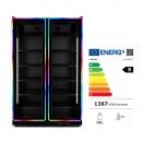 GN-1000FC-42 LED Ψυγείο Μαύρο διπλό