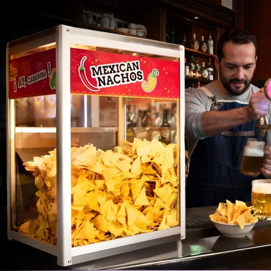 FFI-330 Βιτρίνα nachos θερμαινόμενη