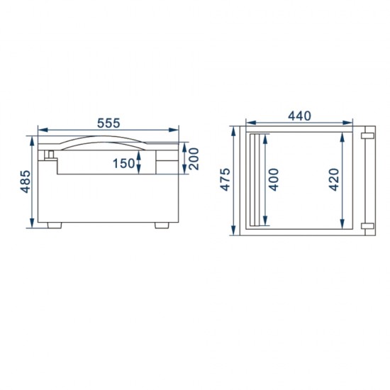 DZ-400G Vacuum desktop