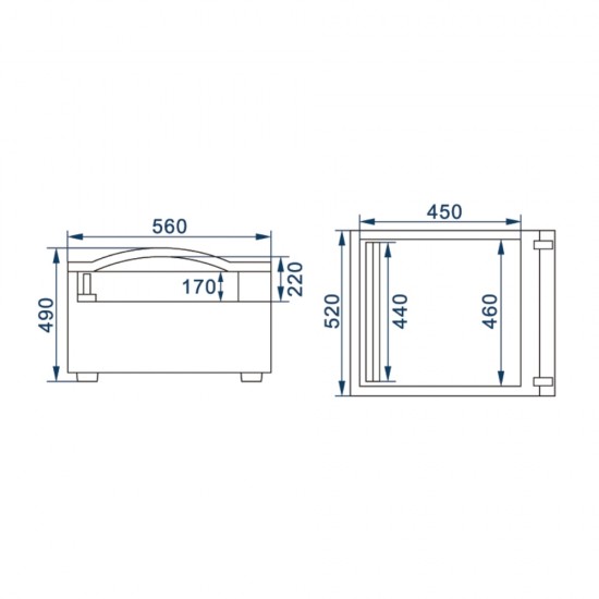 DZ-450A Vacuum desktop