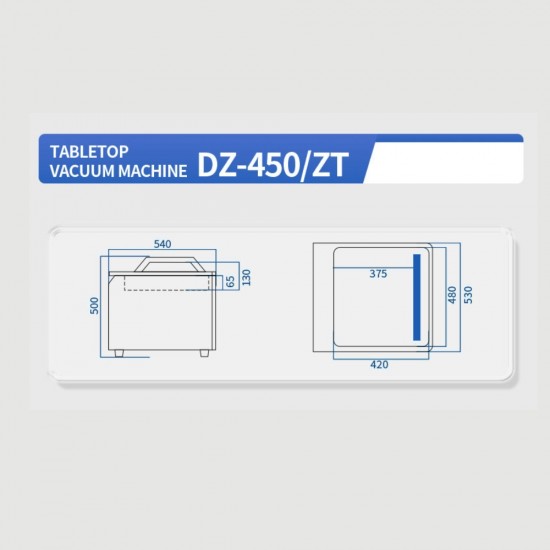 DZ-450/ZT vacuum επιτραπέζιο 
