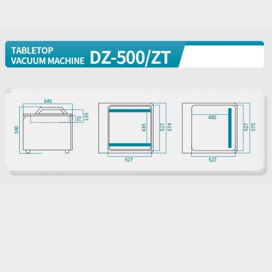 DZ-500/ZT Vacuum desktop