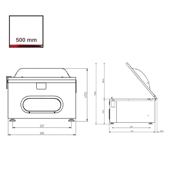 DVA 50 vacuum επιτραπέζιο