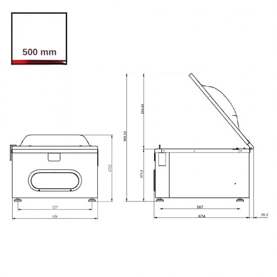 SMART 50 tabletop vacuum