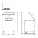 ST 500 C vacuum τροχήλατο