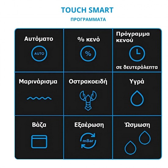 TOUCH SMART 50 tabletop vacuum