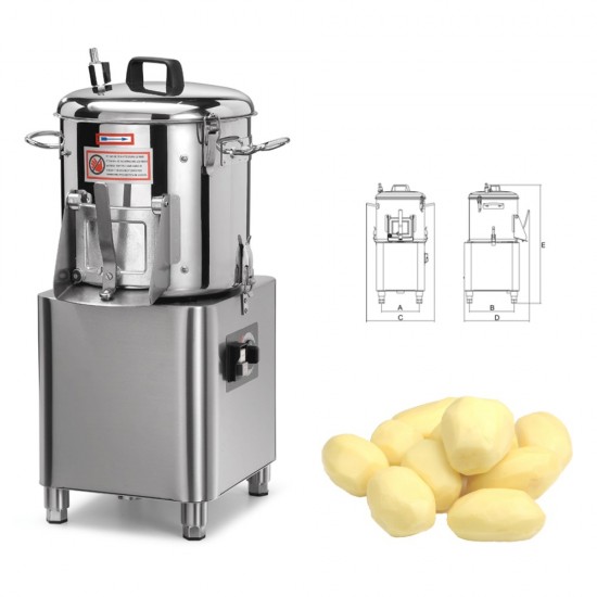 PPJ-6 SEC Potato Peeler 0.5hp