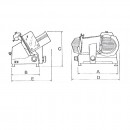 AF 350 Meat Slicer with gear and scale